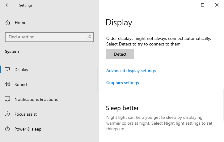 1 advanced display settings