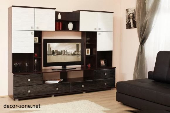 Stylish TV wall units for living room in modern style