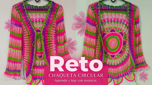 ¡Vamos a tejer un chaleco circular! Reto para Tejedoras a Crochet