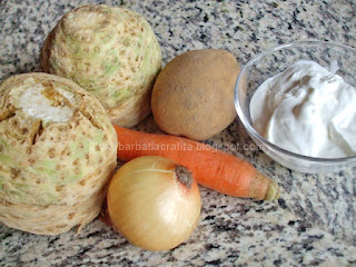 supa crema de telina cu crutoane ingrediente reteta