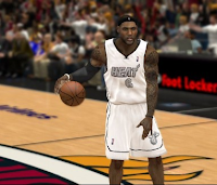 NBA 2K12 Miami Heat White Jersey Patch