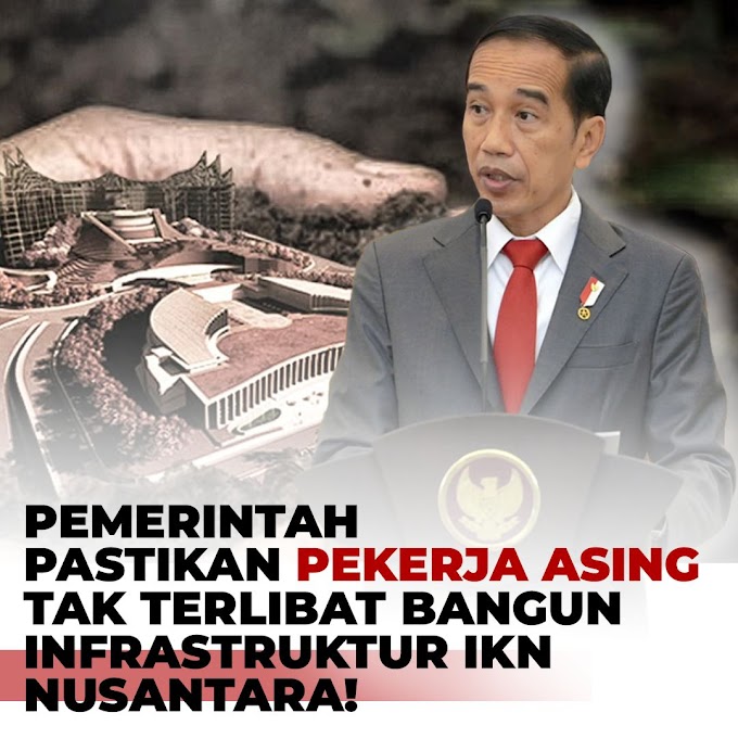 Pemerintah Pastikan Pekerja Asing Tak Terlibat Bangun Infrastruktur IKN Nusantara! 