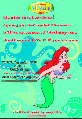 birthday rhymes mermaid It  Parties Do The  Little Mermaid Yourself