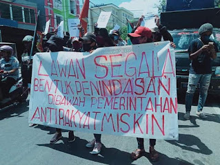 KELOMPOK GERAM TANI NTT DIANIAYA OLEH OKNUM  APARAT KEPOLISIAN DI TENGAH AKSI HARI TANI