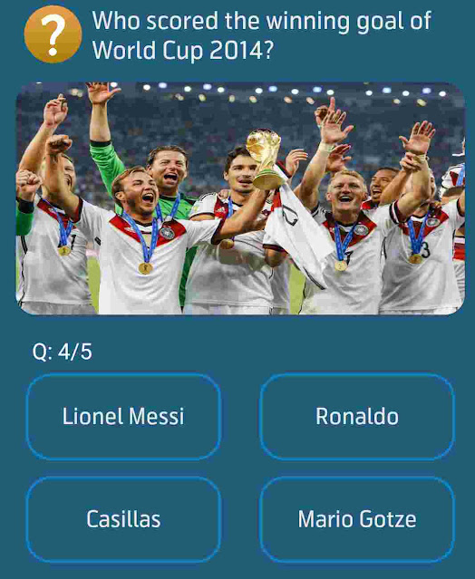 Who scored the winning goal of World Cup 2014?