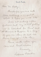 Carole Landis Handwritten Letter