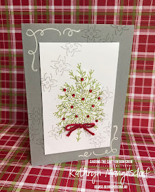 Stampin' Up! Around the Corner, Christmas Card designed by Kathryn Mangelsdorf