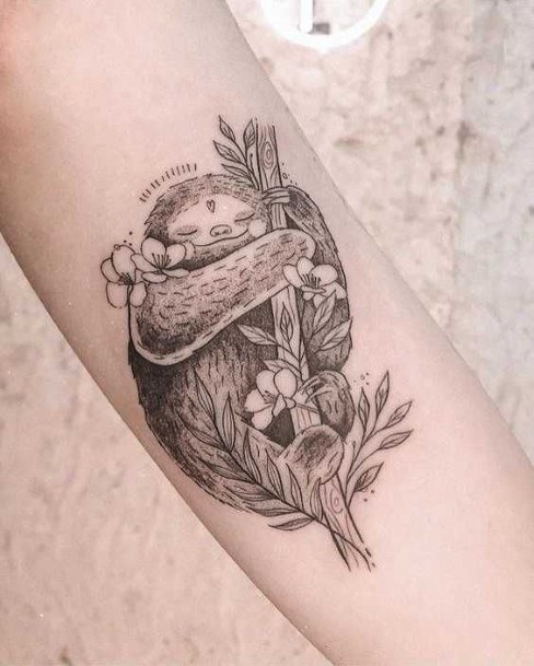 36 tatuagens de bicho-preguiça para deixar vocês inspiradas