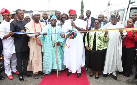 Photos: Ambode Commissions 20 Mobile Care Units & 26 Transport Ambulances