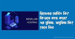 রিসেলার হোস্টিং কি? রিসেলার হোস্টিং কিভাবে কাজ করে? এর সুবিধা, অসুবিধা কি?