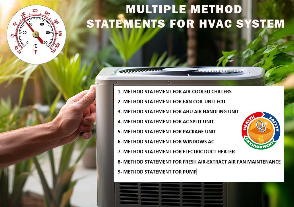 MULTIPLE METHOD STATEMENTS FOR HVAC SYSTEM