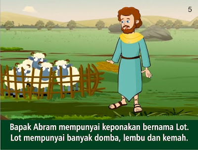 Komik Alkitab Anak: Abram dan Lot Berpisah