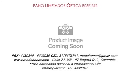 PAÑO LIMPIADOR ÓPTICA B0651374