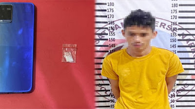 Bawa Narkotika, Pemuda Asal Tulang Bawang Ditangkap Polisi di Pinggir Jalintim