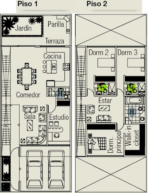 PLANO DE CASA EN 160M2