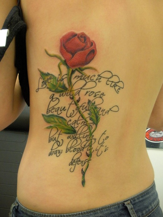 Rose Tattoo Designs For Women