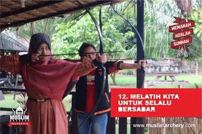 memanah melatih kita untuk bersabar