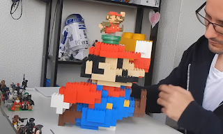 Mario Bros con bloques de Lego