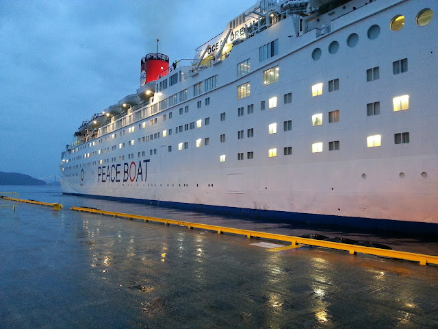 Peace Boat Ocean Dream in Bergen, Norway; Ships in Bergen