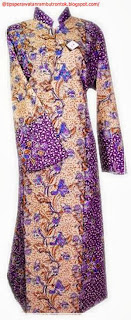 Model baju batik terbaru 2013 wanita muslim