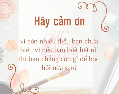 Hãy biết cảm ơn khi nhận được giá trị