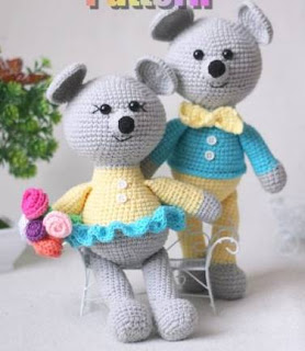 PATRON GRATIS RATA Y RATON AMIGURUMI 38033