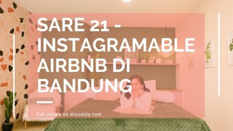 [Review] Sare Dua Satu - Airbnb Apartment Instagramable di Bandung