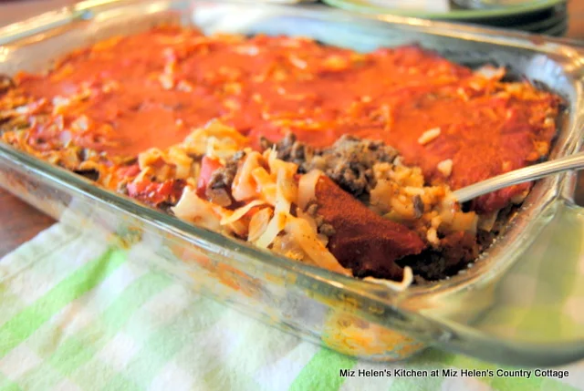 Unstuffed Cabbage Casserole at Miz Helen's Country Cottage