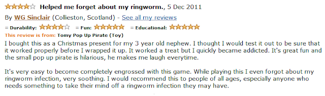 Funny Amazon Review by WG Sinclair