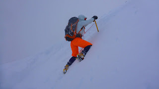 Winter mountaineering rope-work and snow belays