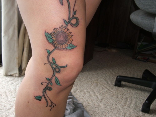 Tattoo on Leg For Girls