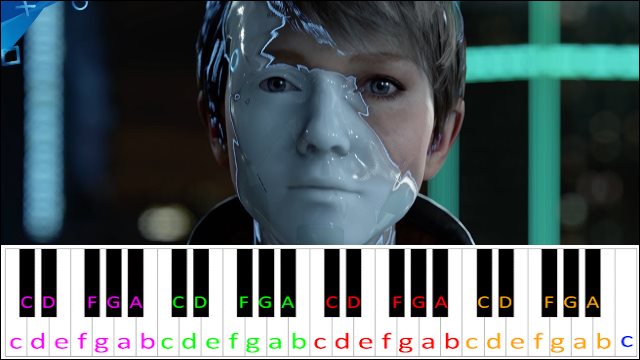 Little One (Detroit: Become Human) Easy Version Piano / Keyboard Easy Letter Notes for Beginners