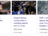 62 67 137 228 | Murder of Nipsey Hussle, March 31, 2019, at his 'store'
