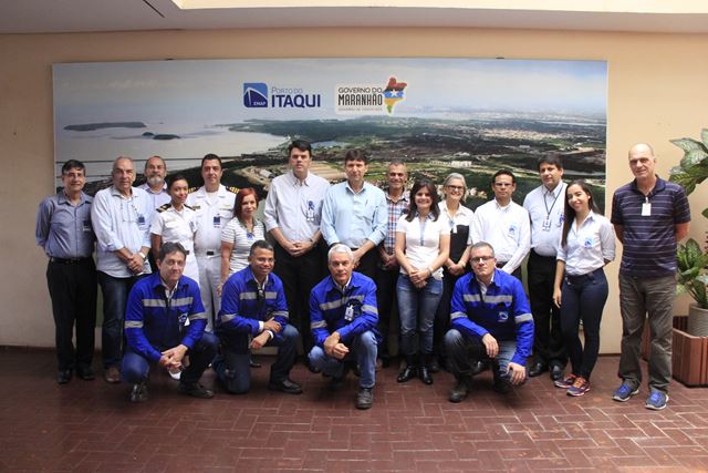 O presidente da Emap, Ted Lago, e equipe, recebem Comissão Permanente Nacional dos Portos.