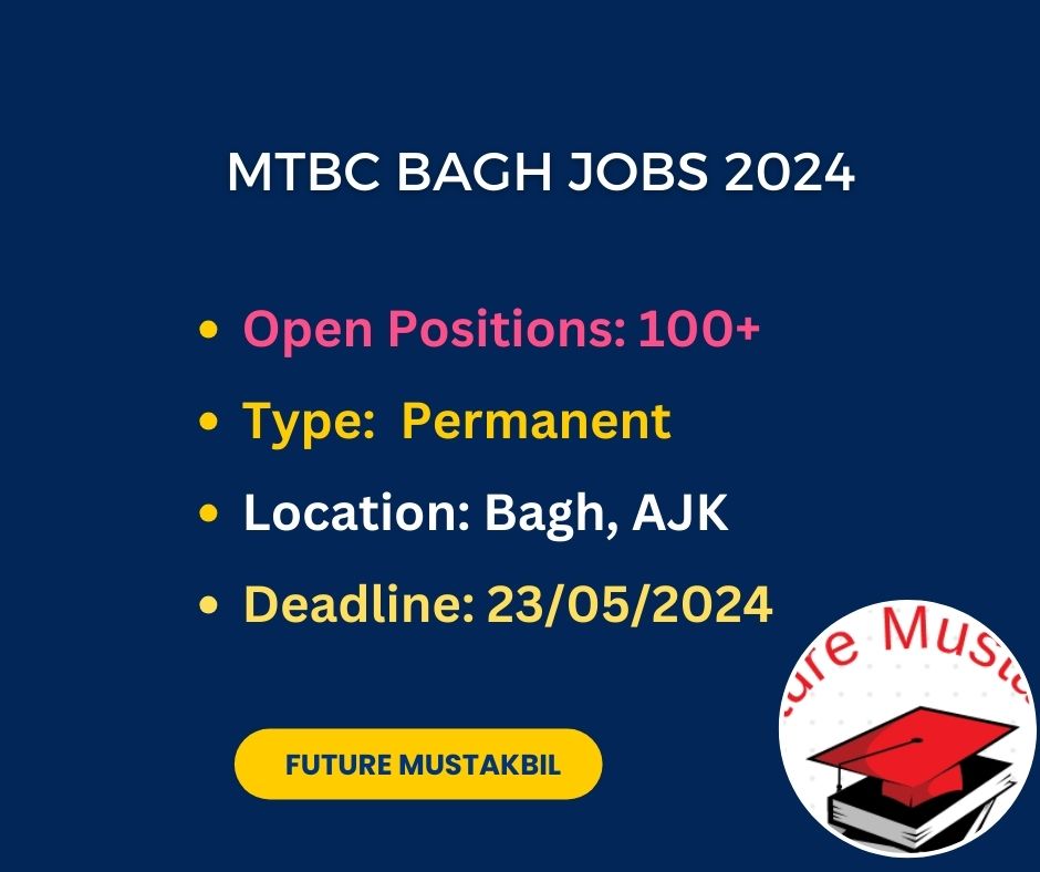 MTBC Bagh Jobs 2024 Latest Apply now