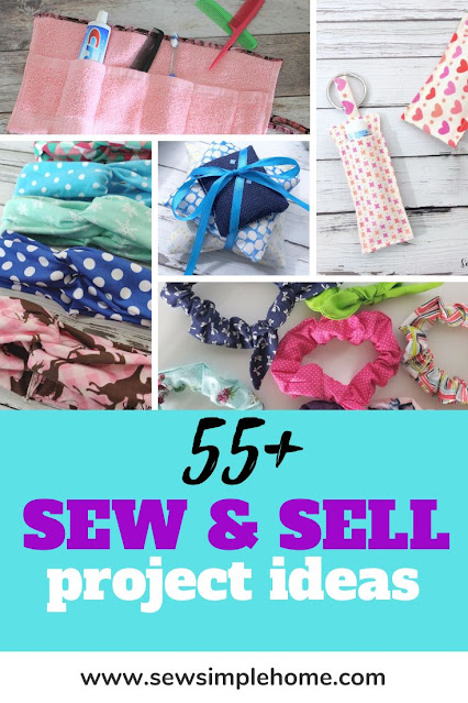 Earn a little extra money while enjoying a hobby with these great ideas of sewing projects to sell.