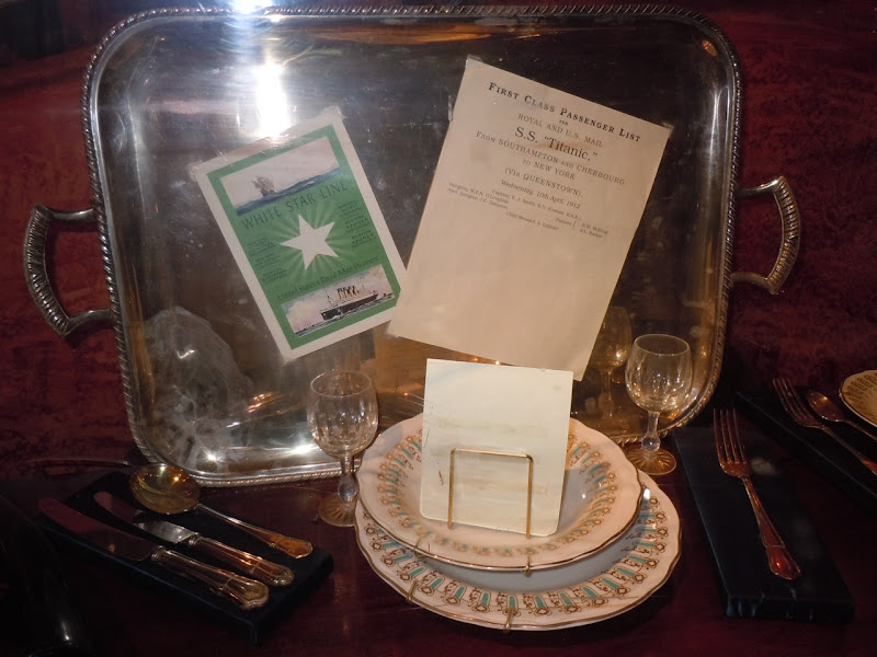 Titanic dining room movie props