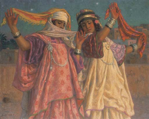 French Orientalist Painter- "Nasreddine Dinet" (1861-1929)