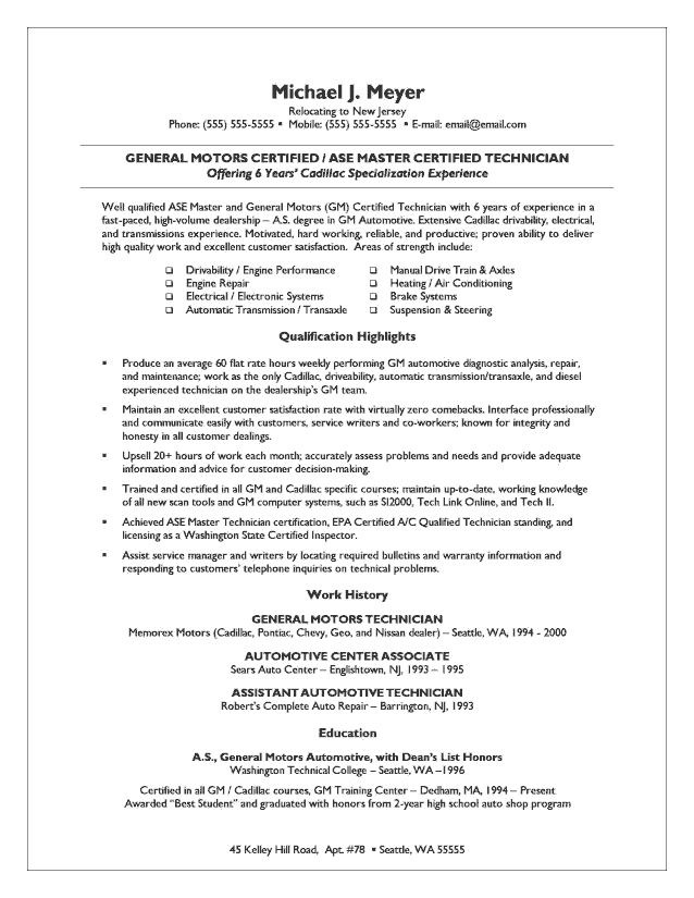 examples of resume. it resume format sample