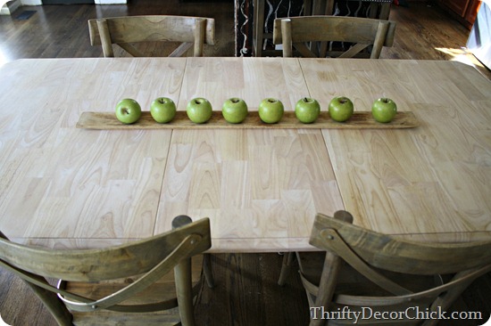 unfinished kitchen table