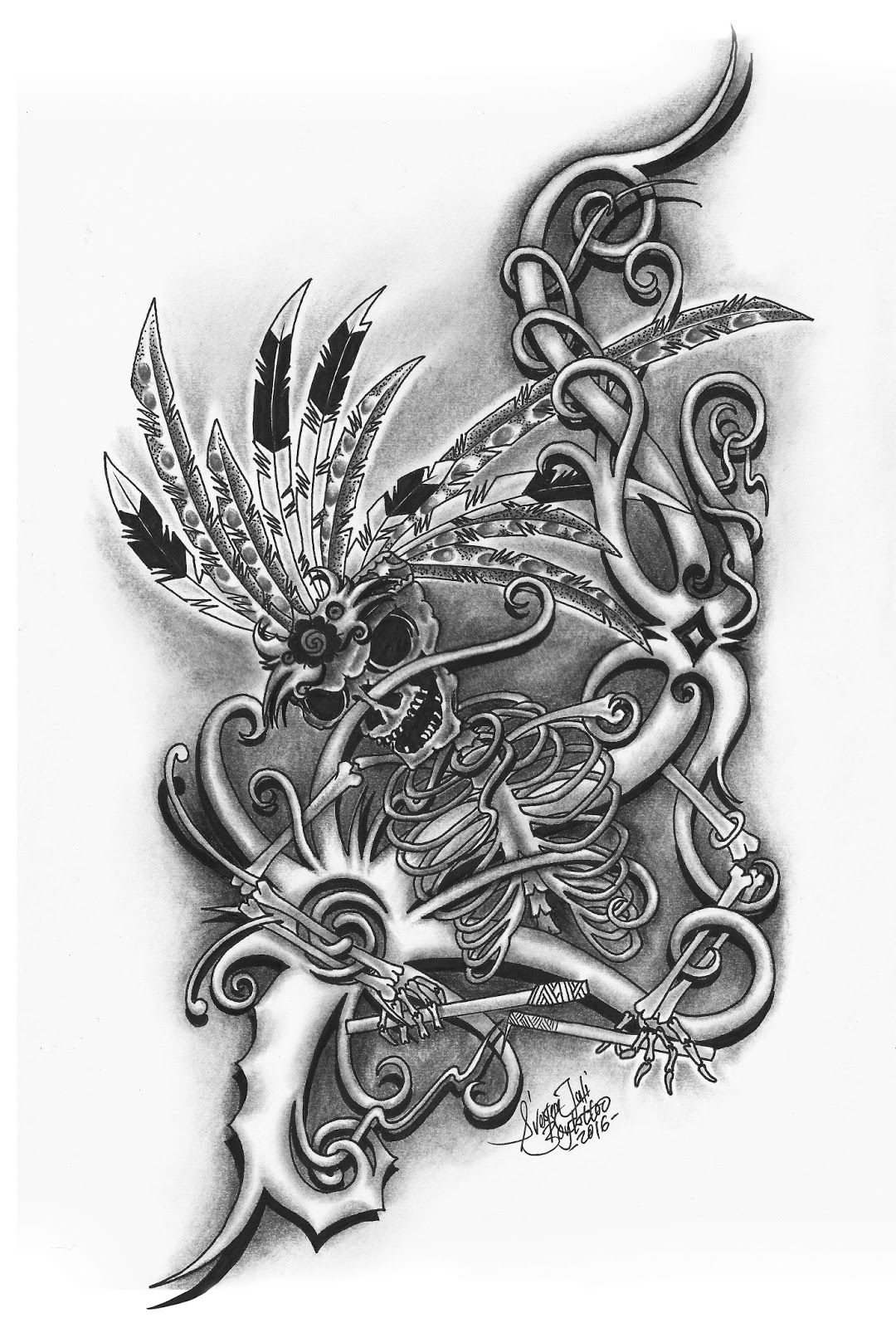 Pin oleh nicelviney di Iban tattoo Dengan gambar Tato  