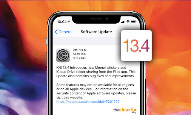 ios 13.4 update features