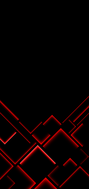 red square shapes oled background black