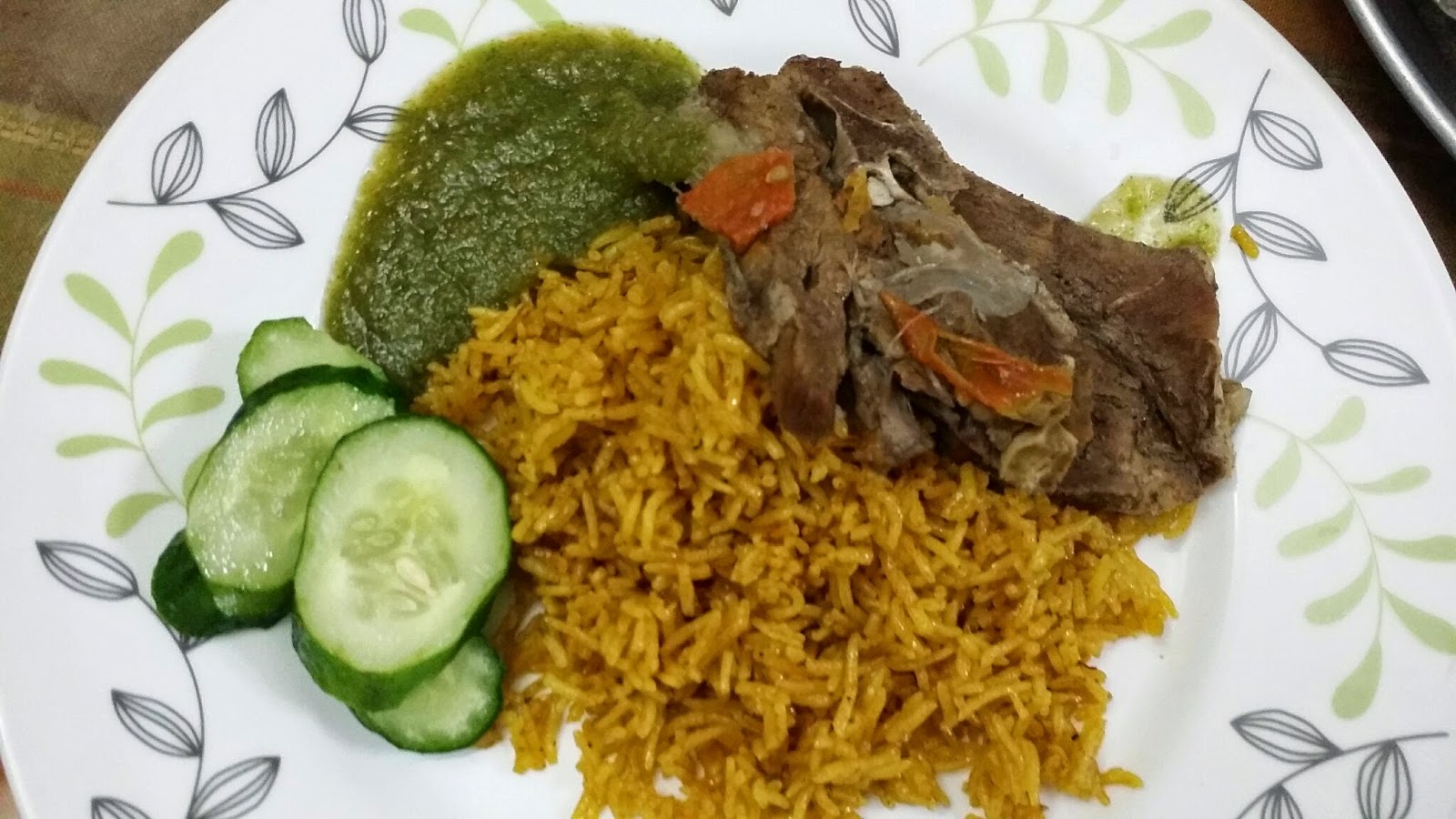 ZULFAZA LOVES COOKING: Hanith/haneth lamb/nasi arab hanith 