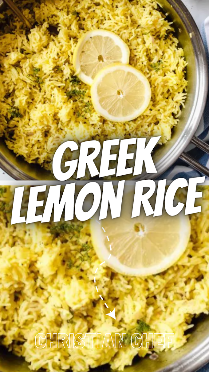 Greek Lemon Rice: A Zesty Delight That Will Tantalize Your Taste Buds