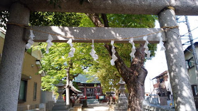 稲城市　青渭神社　鳥居