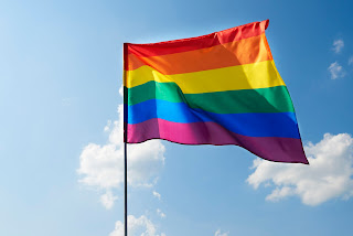 LGBTQ flag-June pride