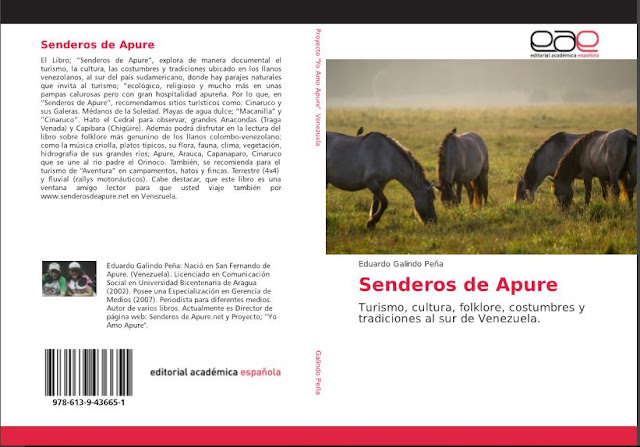 Libro “Senderos de Apure”: turismo, cultura, folklore, costumbres y tradiciones al sur de Venezuela.