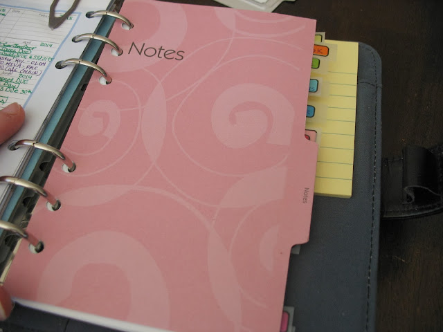 pink planner tab, planner