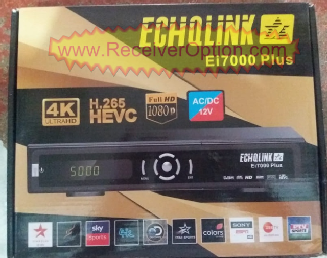 ECHOLINK Ei7000 PLUS HD RECEIVER TEN SPORTS OK NEW SOFTWARE BY USB